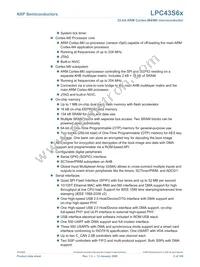 LPC43S67JET100E Datasheet Page 2
