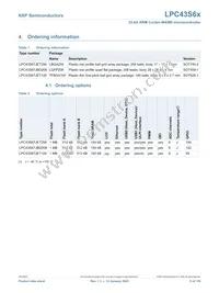 LPC43S67JET100E Datasheet Page 5