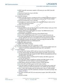 LPC43S70FET256E Datasheet Page 2