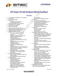 LPC47M192-NW Datasheet Cover