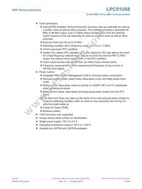 LPC51U68JBD64QL Datasheet Page 3