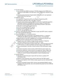 LPC54018JBD208E Datasheet Page 2