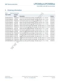 LPC54018JBD208E Datasheet Page 6