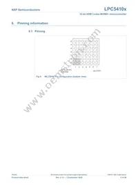 LPC54102J512UK49Z Datasheet Page 8