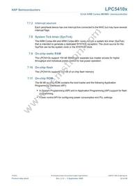 LPC54102J512UK49Z Datasheet Page 23