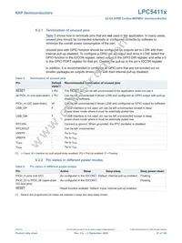 LPC54114J256BD64QL Datasheet Page 21