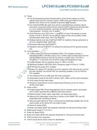 LPC54S018J4MET180E Datasheet Page 4