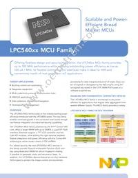 LPC54S018JBD208E Datasheet Cover