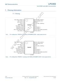 LPC802M001JHI33E Datasheet Page 7
