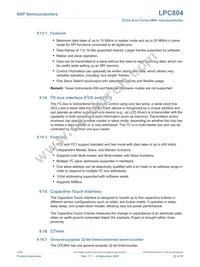 LPC804M101JHI33Y Datasheet Page 22