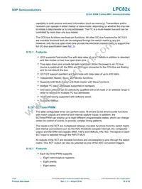 LPC824M201JHI33Y Datasheet Page 19