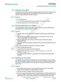 LPC824M201JHI33Y Datasheet Page 21