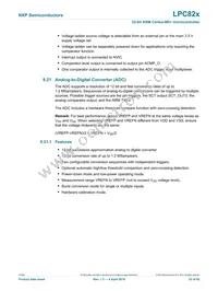 LPC824M201JHI33Y Datasheet Page 23