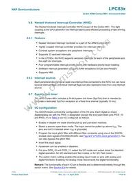 LPC834M101FHI33Y Datasheet Page 14