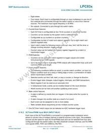 LPC834M101FHI33Y Datasheet Page 20