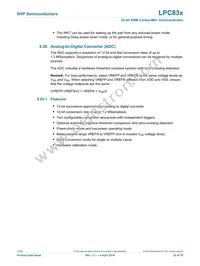 LPC834M101FHI33Y Datasheet Page 22