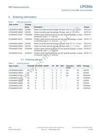 LPC845M301JHI33E Datasheet Page 4