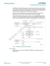 LPC8N04FHI24E Datasheet Page 9