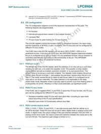 LPC8N04FHI24E Datasheet Page 15