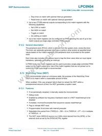 LPC8N04FHI24E Datasheet Page 21