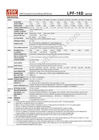 LPF-16D-15 Datasheet Page 2