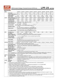 LPF-25-20 Datasheet Page 2