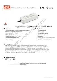 LPF-90-20 Datasheet Cover