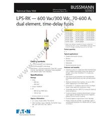 LPS-RK-600SP Datasheet Cover