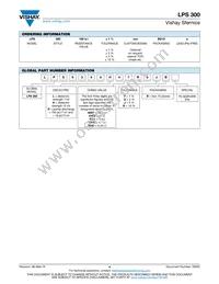 LPS0300H4R70JB Datasheet Page 4