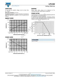 LPS0600H4700JB Datasheet Page 3