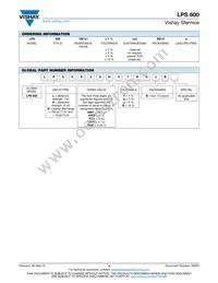 LPS0600H4700JB Datasheet Page 4