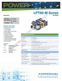LPT62-M Datasheet Cover