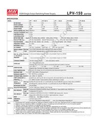 LPV-150-36 Datasheet Page 2