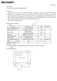 LQ036Q1DA01 Datasheet Page 5