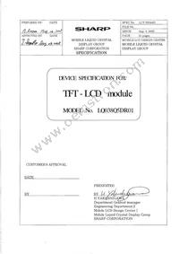 LQ038Q5DR01 Datasheet Page 2