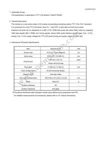 LQ043T1DG28 Datasheet Page 4