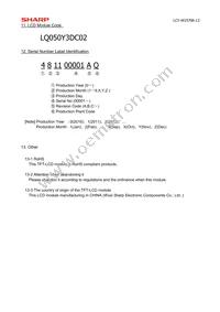 LQ050Y3DC02 Datasheet Page 15