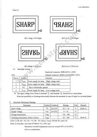 LQ064V3DG01 Datasheet Page 7