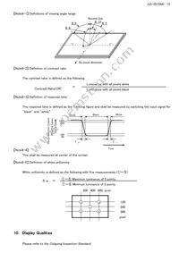 LQ070Y3DG05 Datasheet Page 17