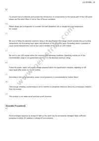 LQ070Y3DG05 Datasheet Page 20