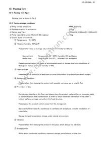 LQ070Y3DG05 Datasheet Page 22