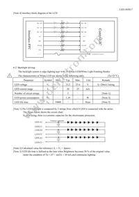 LQ070Y3DG3B Datasheet Page 9