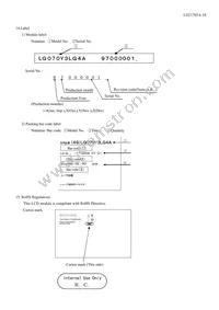 LQ070Y3LG4A Datasheet Page 20