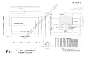 LQ085Y3DW01 Datasheet Page 15