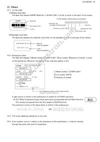 LQ104V1LG81 Datasheet Page 19