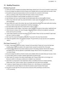 LQ121S1LG84 Datasheet Page 18