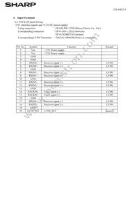 LQ150X1LGN2A Datasheet Page 6