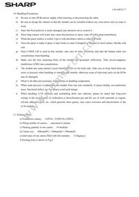 LQ150X1LGN2A Datasheet Page 20