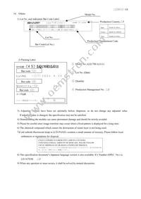 LQ170E1LG11 Datasheet Page 21