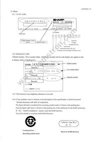 LQ190E1LX51 Datasheet Page 21